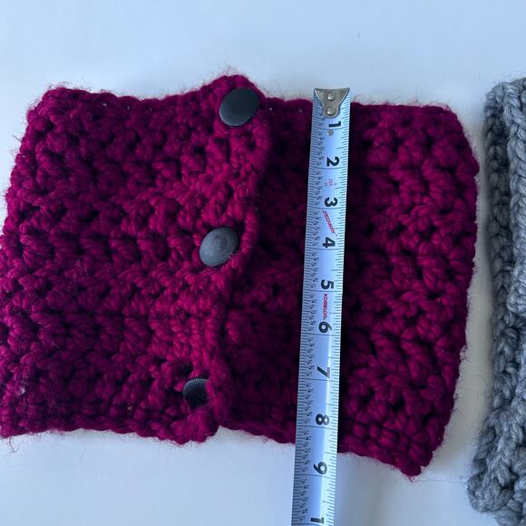 Crochet button scarf bundle - Picture 4 of 7